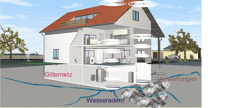 Abschirmung,Störfelder,Erdstrahlen,Verwerfungen, Haas,Günther